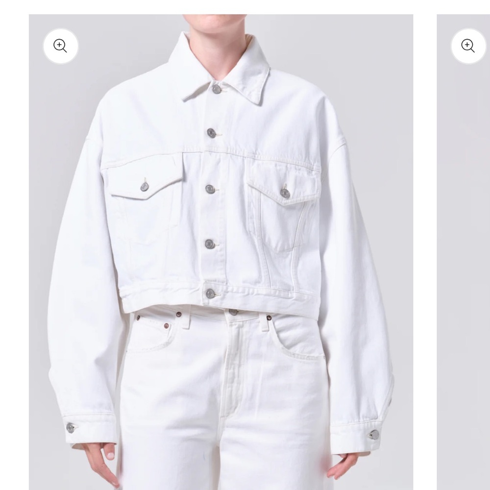 PALMER JACKET IN MILKSHAKE LIGHTLY WORN
